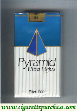 Pyramid Ultra Lights Filter 100s cigarettes soft box